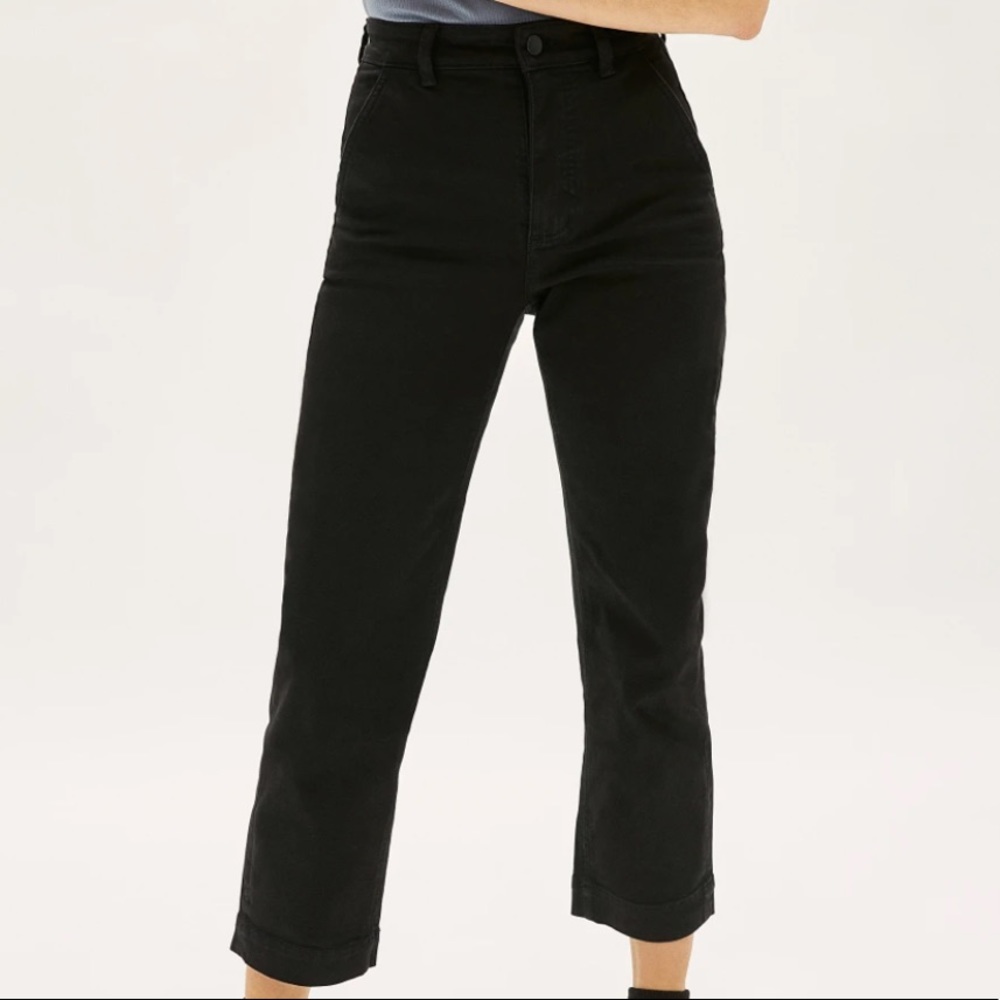 Everlane straight crop pants